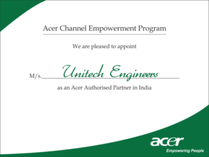 acer certificate